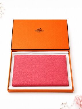 Hermès Agenda Vision II Chèvre Mysore Agenda Notebook Passport Cover NEW IN BOX